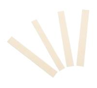 UPKOCH 4 Pezzi Tasto dello strumento a fiato Felt sentii il flauto muto striscia protettiva in feltro per clarinetto pratica del flauto muto striscia di feltro per flauto provato bianca