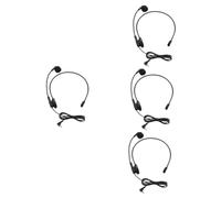 UPKOCH 4 Pezzi Versatile Uso 3.5mm Microfono Auricolare Per Altoparlante Amplificatore Per Canto Per Lezioni