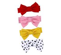 UPKOCH 4 Pz archetto ad copricapo morbido infantile elastici per infantili elastici scrunchies regalo ragazzina cerchietti bambina fasce per con fiocco per bambini