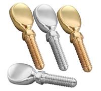 UPKOCH 4 Pz Vite a clip per testa della bocca sassofono soprano viti di serraggio del manico del sax saxophone legatura per sassofono contralto accessori per sassofono vite del sax rame