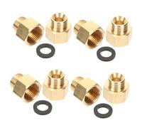 UPKOCH 4 Set Adattatore Da Esterno Compatibile Con Tubazioni Gas Liquido E Facile Installazione E Portatile 2 Pezzi*4