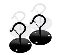 UPKOCH 4 Set Cesto Sospeso Gancio Pentola Piante Pianta Piante da Gancio Portavasi da Appendere Staffe per Appendere Vasi di Fiori Ganci per Vasi di Fiori Acciaio al Carbonio