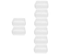 UPKOCH 4 Set Vassoio per Fioriere Pianta Tappetini per Griglia Piccolo Vassoio con Succulento Piazza Piante Daruma Sottovaso Piatto Vegetale Plastica Transparent 20 Pezzi*4
