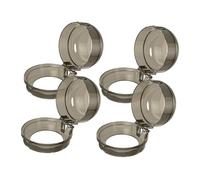 UPKOCH 4pezzi Coperchi Protettivi Trasparenti Per Interruttori Fornelli Gas Protezione Da Inquinamento e Danni Design Raffinato Per Cucina Contemporanea