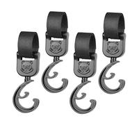 UPKOCH 4pezzi Ganci Per Passeggino Clip Per Passeggino Appendini Per Borse Shopping Passeggiate Accessori Per Carrozzine Design Adatto Alla Maggior Parte Dei Passeggini