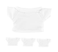 UPKOCH 4pezzi Maglietta Base Per Bambole Orsetto Peluche Costume Riutilizzabile Per Bambole Magliette in Cotone Per Vestiti Decorative Per Animali Peluche