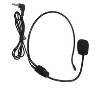 UPKOCH 4pezzi Microfono Auricolare per Cuffie Pz Resistente e Durevole Materiale Plastico per Cantare e Parlare Amplificatore Vocale