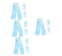 UPKOCH 4sets Distintivi Dad to Be e Mom to Be Con Sash Per Shower Decorazioni Per Festa Attesa Per Futuri Genitori