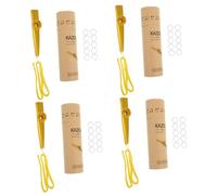 UPKOCH 4sets Kazoo Per e Adulti Con Membrane Strumento Facile Usare Portatile e Resistente Per Insegnare La e Divertirsi Gruppo