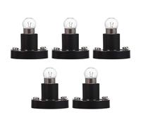 UPKOCH 5 Kit Portalampade con Lampadine per Esperimenti di Base Vite in Plastica Resistente per Laboratori Scolastici e Istruzione Sulle Leggi Elettricità