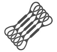 UPKOCH 5 Pezzi Ferma Scorrevole per Tromba in Silicone Nero, Anello Leggero e Facile da Usare, Accessorio per Tromba per Musicisti
