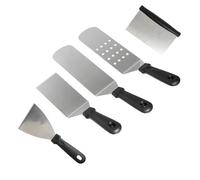 UPKOCH 5 Pezzi Forato Professionale in Inossidabile per Pizza di Palette e Manico Resistente e Cottura per Cucina di Torte e Biscotti