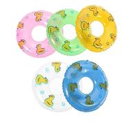 UPKOCH 5 Pezzi Mini Galleggianti Per Piscina Per Decorazioni Per Case Delle Bambole Mini Di Nuoto Casa Set Da Nuoto