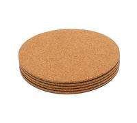 UPKOCH 5 Pezzi Sottobicchieri Sughero per Piante Tappetini Protettivi Antiscivolo per Vasi da Pad Resistenti per Ømm per Mobili e Pavimenti