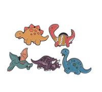 UPKOCH 5 pezzi Spille Colorate Dinosauro per Giacca e Accessori per Abbigliamento e Borse Adatte per Feste e Regali