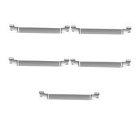 UPKOCH 5 pezzi Supporto per Spatola Inossidabile Organizer Portatile per Utensili Barbecue Compatibile con Graticola Facile da Installare per Spazi Esterni