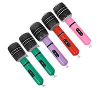 UPKOCH 5 Pz Microfono Di Simulazione Microfono Gonfiabile Favore Del Partito Del Microfono Partiti Palloncini Di Compleanno Giocattoli Per Piscina Far Esplodere i Microfoni Pvc