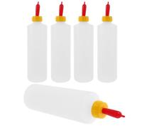 UPKOCH 5 Set Bottiglia di latte di capra da 400 ml mangiatoia per animali da fattoria brocca per bottiglie di bestiame per bambini gli attrezzi detersivo biberon per maiali Riutilizzabile
