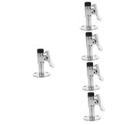 UPKOCH 5 Set Fermaporta in Inossidabile per Yacht con Fissaggio Antivento Design Resistente e Lucidato Stopper Portiera Facile Installare e Durevole