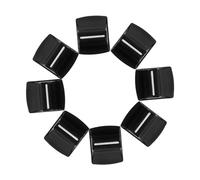 UPKOCH 5 Set Tappetino Scorrevole Del Miscelatore Tappi Per Viti A Vite Tappi A Vite Bianchi Plastica Nero 8 Pezzi * 5