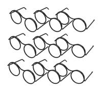 UPKOCH 50 Metal Wire Rim Eyewear For DIY Crafts And Dollhouse Accessories For Doll Making And Photo Props