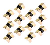 UPKOCH 50 Pezzi Mini Cerniere per Modellismo in Ferro Molla per Scatole Legno Coperchio, Accessori per Scatola Gioielli Chiusura Morbida e Facile da Usare