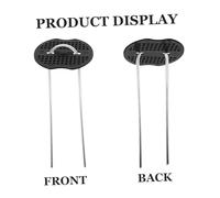 UPKOCH 50 set Picchetti Zincati U per Telo Pacciamatura con Rondelle Fissaggio Esterno per Recinzioni e Tessuti da Ancoraggi Resistenti per e Attività Outdoor