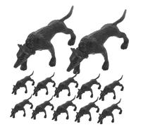 UPKOCH 50 Statuette Di Cani Per Modelli Di Simulazione Di Cani Poliziotto Che Stimolano L'Immaginazione E Le Abilità Sociali - Figure Di Animali Realistiche Per Giocare Con Il