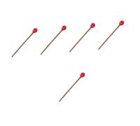 UPKOCH 5pezzi Bacchetta Per Ciotole Cantanti Legno Con Manico Accessorio Per Meditazione e Pratica Buddista Strumento Per Creare Suoni Calmanti e Rilassanti