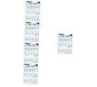 UPKOCH 5pezzi Bass Recorder Finger Chart e Chord Practice Guide Per Principianti Diagrammi Chiari e Pratici Per Risorse Per Apprendere Clarinetto e Flauto