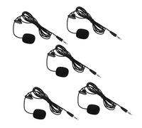 UPKOCH 5pezzi Microfono Clip in Pvc di Microfono Portatile Multifunzionale Clip per Fissare al Colletto Adatto per Laptop Computer e Registrazione