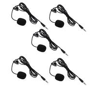 UPKOCH 5pezzi Microfono Clip Per Telefono Cellulare Microfono Semplice e Utile Per Trasmissioni in Diretta Corsi Online e Registrazioni Realizzato in Materiali Di Buona Qualità