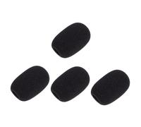 UPKOCH 5pezzi Spugne Per Microfono Coperture in Spugna Per Microfono Di Coperture Avvolgenti Nere Protezione Antipolvere Riduzione Del Rumore Del Vento Blocco Della Saliva e Impurità