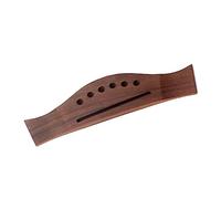 UPKOCH 6 Corde ponte a sella per chitarra ponte in palissandro parti di chitarra acustica ponte per chitarra acustica Bambù Coffee