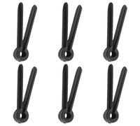 UPKOCH 6 Pezzi Clip Peep Sight in Plastica per Arco Compound Supporto Antiscivolo e Resistente AI Raggi UV Accessorio Compatto per Allineamento Ottico di Precisione nel Tiro con Arco