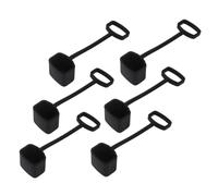 UPKOCH 6 Pezzi Coperture Protettive Silicone per Kazoo da Nero Design Creativo e Decorativo Protezione Antipolvere e Pratica per Strumenti Musicali