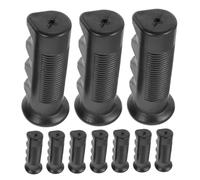 UPKOCH 6 Pezzi Coprimanopole Antiscivolo in Gomma per Maniglie Carrelli e Sedie Rotelle Protezione Durevole Impugnature Sostituibili Facili da Installare Sicurezza Migliorata per Uso