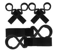 UPKOCH 6 pezzi Ganci per Passeggino Nero Ganci Portaborse in Nylon con Chiusura Leggeri e Resistenti per Borse Buste della e Accessori