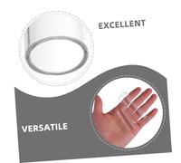 UPKOCH 6 Pezzi Guitar Slide Ring Trasparente in Vetro per Chitarra Elettrica e Acustica Scorrevoli per Dita Stabilità Migliorata per Blues Jazz e Country Adatti Basso Live