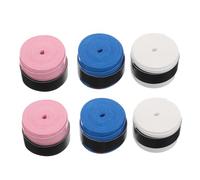 UPKOCH 6 Pezzi Nastro Overgrip per Racchetta da Badminton e Tennis Nastro Manico Antiscivolo Elastico e Traspirante Protezione Impugnatura per Campi Indoor e Outdoor