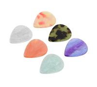 UPKOCH 6 Pezzi Plettri Sottili e Resistenti per Chitarra Acustica Elettrica e Basso Design per Tecniche Veloci e Comfort Suono