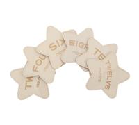 UPKOCH 6 Pezzi Targa Del Di Annuncio Del in Legno Di Carte Cardine Mensili Per Coperta Per Traguardi Mensili Per Neonato Beige Di Legno