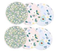 UPKOCH 6 Pz Accessori pastiglie riutilizzabili forniture per feste assorbenti lavabili Pad lavabile coppette assorbilatte lavabili assorbenti per l'allattamento fibra di bamboo
