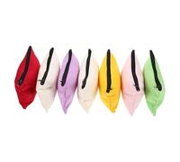 UPKOCH 6 Pz custodia astucci per matite con cerniera mini borse cosmetiche Borsa degli attrezzi borse per il trucco borsa per gioielli con cerniera borse portautensili in tela tasca