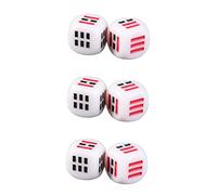 UPKOCH 6 Pz Divinatori Ba Gua Multi Sfaccettati per Giochi e Facili da Usare e Trasportare