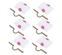 UPKOCH 6 Unghie Effetto Chiodo Trapassa Dita con Sangue Realistico Giocattoli Scherzo Halloween e Daprile Accessori Cosplay Leggeri e Morbidi per Feste Mascherate