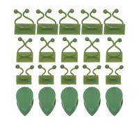 UPKOCH 60 Pezzi Clip da Parete per Piante Rampicanti in Plastica, Supporto per Pothos Forme Foglia Grandi Medie e Piccole, Fissaggio Autoadesivo per Giardino Interno ed Esterno
