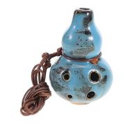 UPKOCH 6foro Ocarina Ceramica Con Finitura Blu Glassa Strumento Musicale Professionale Per Iniziare e Collezionare Per Pratiche Di Yoga e Performance Musicali