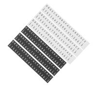 UPKOCH 6pezzi Adesivi per Note per Pianoforte Kalimba Tasti Etichette per Principianti per Allenamento Musicale Adesivi per Scale di Pianoforte Alta Visibilità