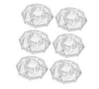 UPKOCH 6pezzi Cappucci di Protezione in Plastica per Pedali Effetti per Chitarra Design Forma di Diamante per Interruttori Pedale Accessori per Pedali